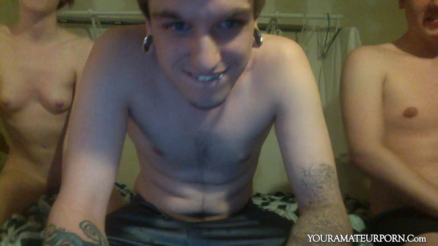 Slut loves to feasts on multiple cocks