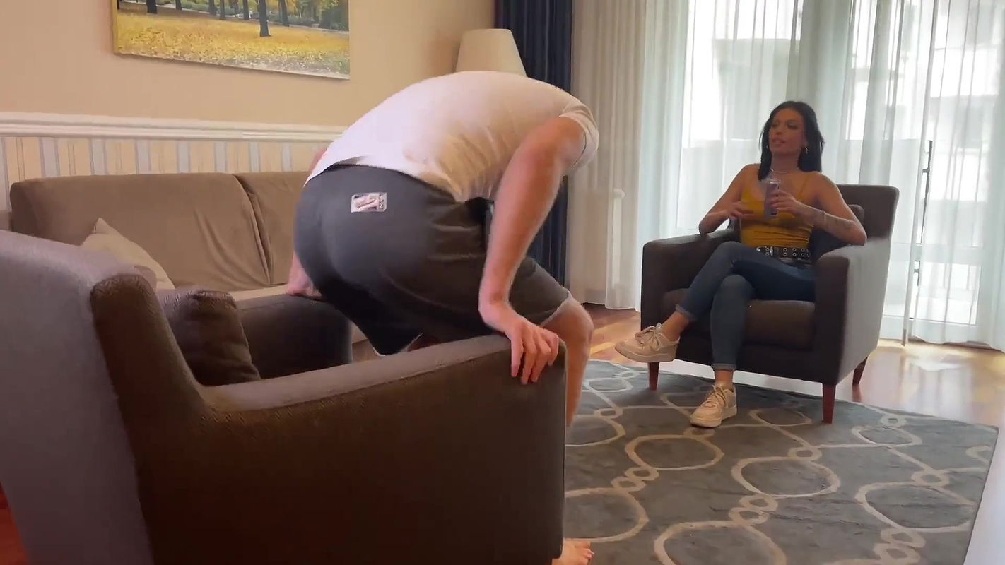 BTS loving session with a tatted up chick and some other horny slag with long legs