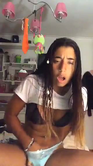 She gets hot and masturbates 2