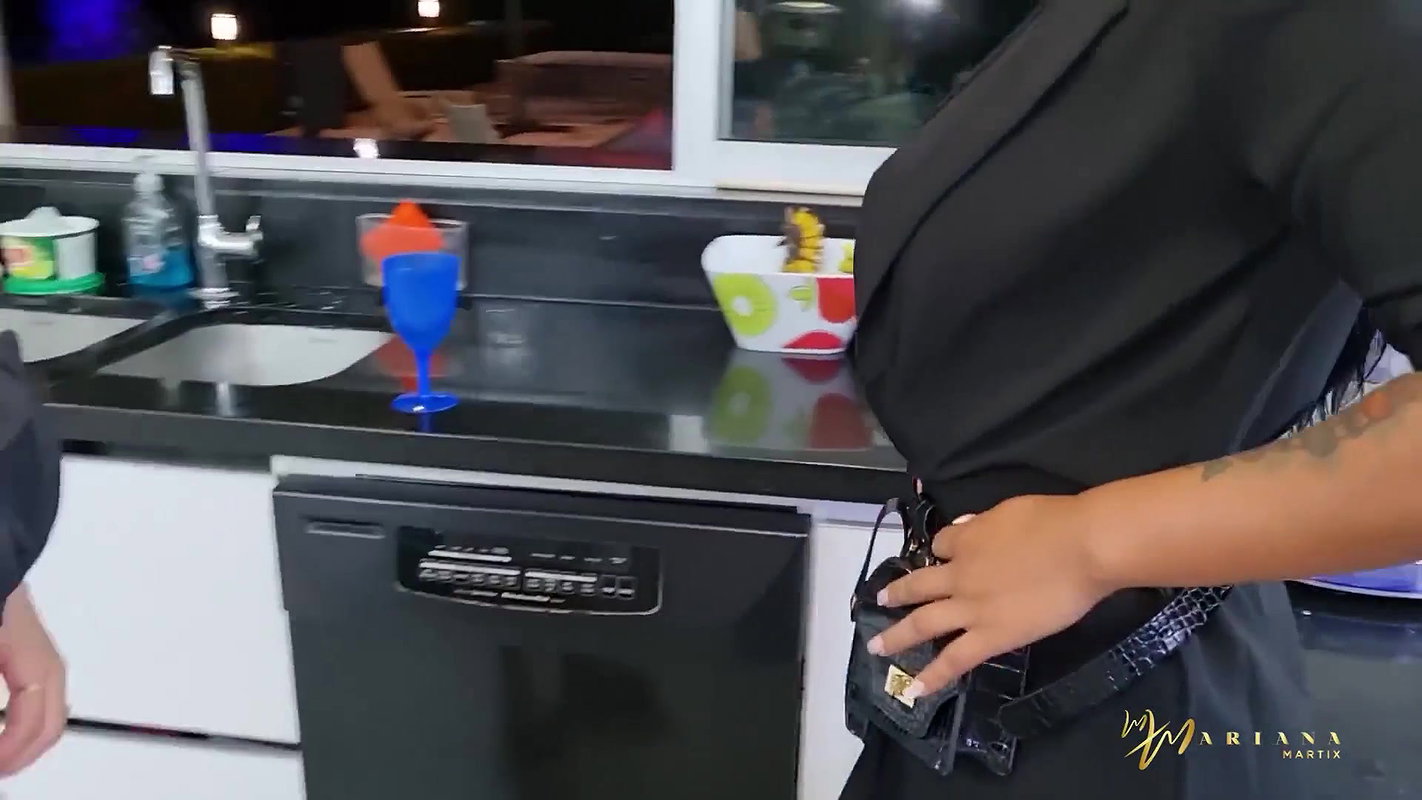 Attractive Colombian lady in sexy lingerie finds a way to orgasm in a threesome