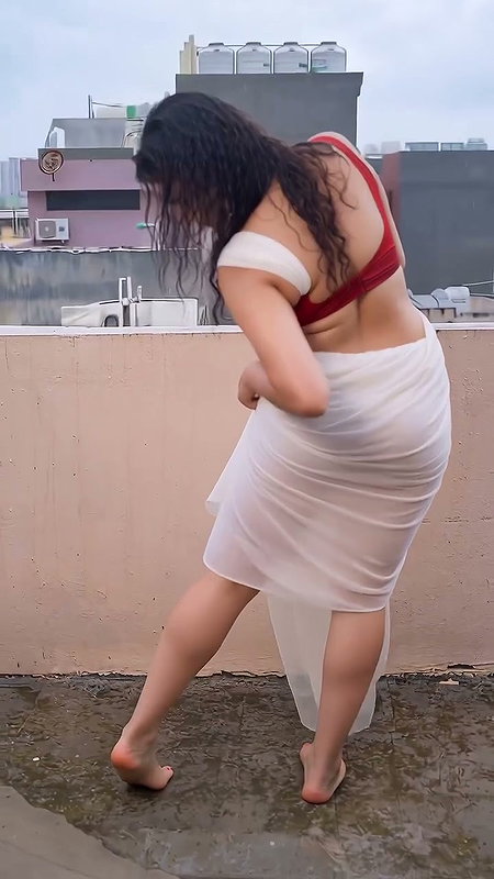 TOO DELICIOUS WIFE MATERIAL RIYA VERMA LUSTY LOOK IN RED BRA AND SAREE VIDEOS 2 1