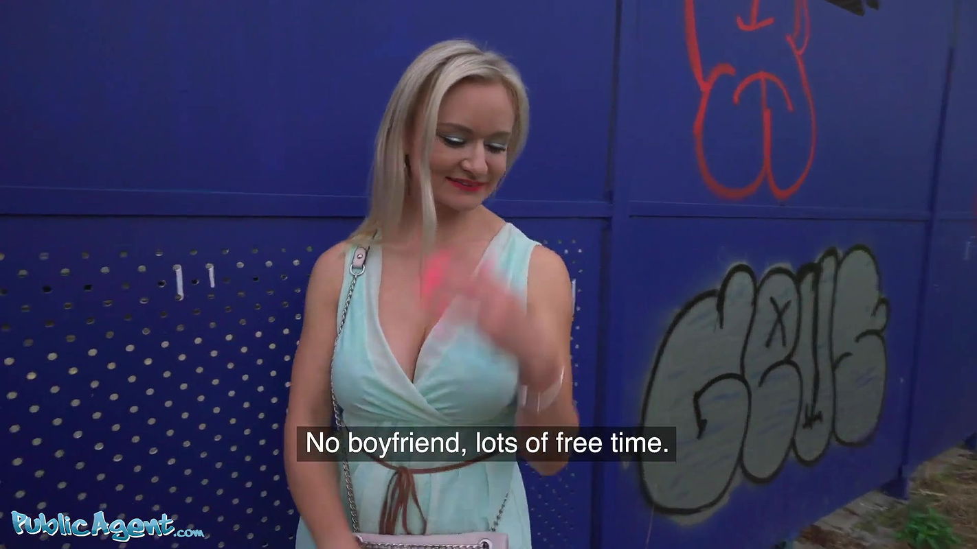 Big Tits Blonde Lily Joy Fucked Behind Train Station