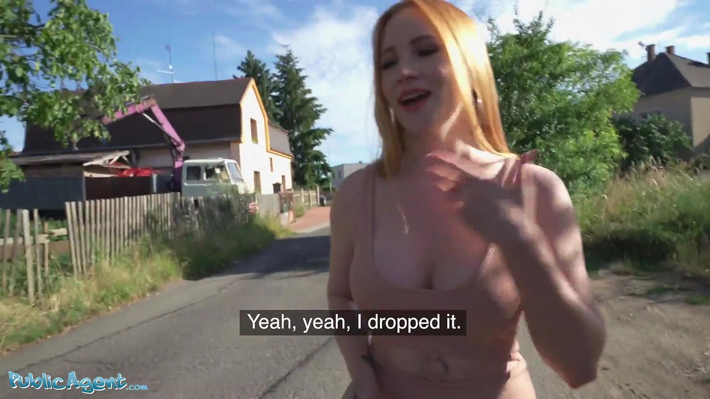 Big Tits Redhead Kiara Lord Fucked in a Tight Dress