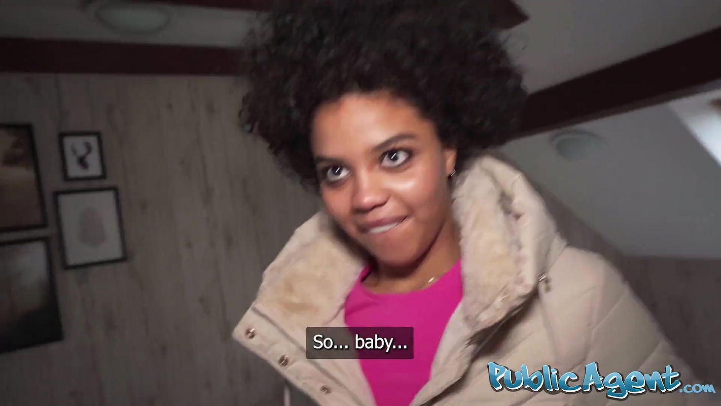 Brazilian girl needs cash outdoors blowjob and POV hardcore sex with sexy black girl