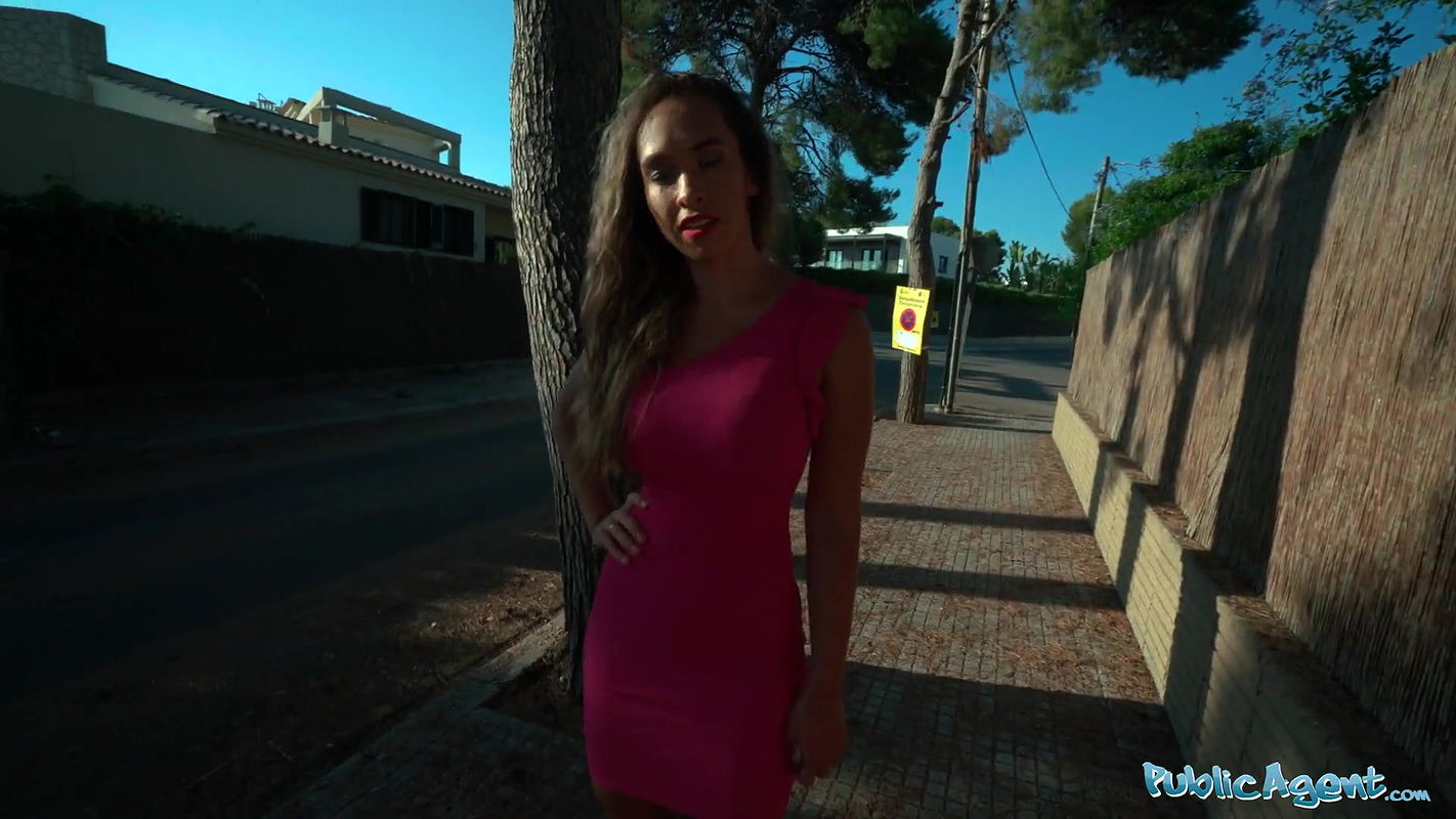 Briana Bandares gets her big tits and big ass out for a fucking