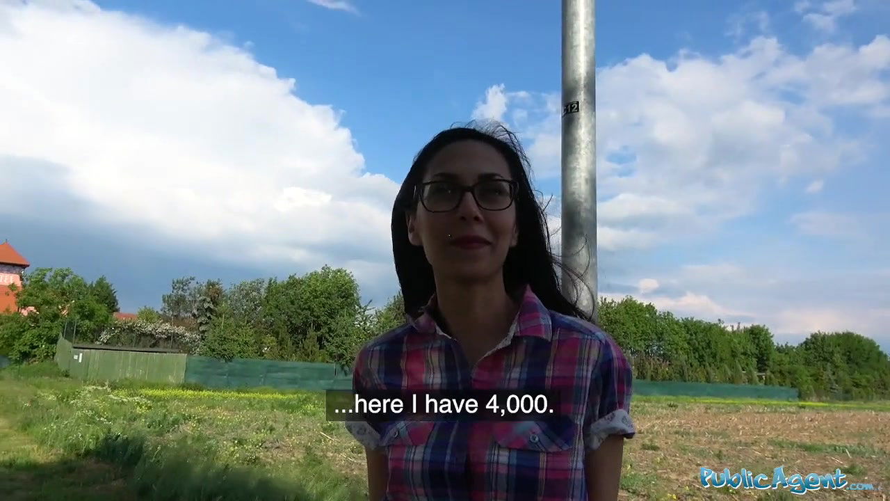 Cash convinces slim beauty to bounce her pussy on agents cock