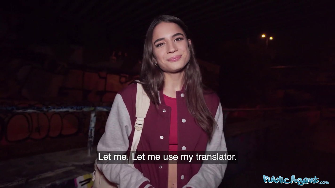 Hot French Model is more than happy to get fucked by a stranger in public