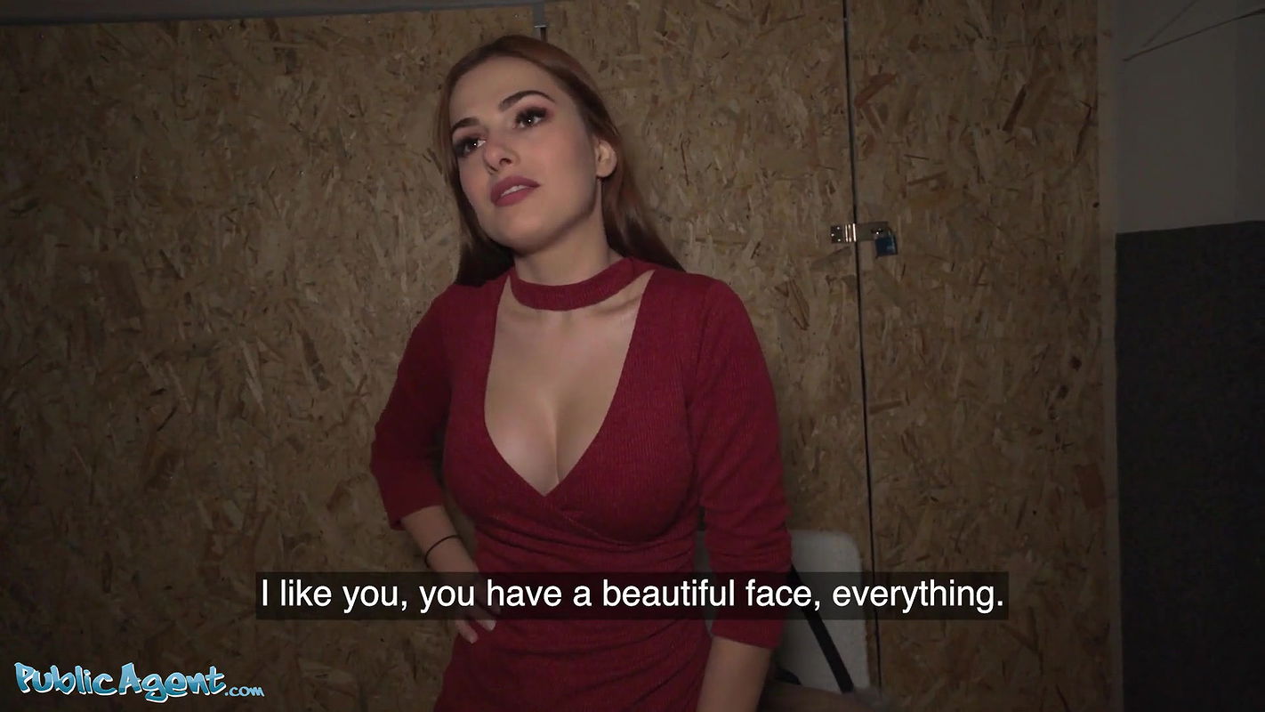 Hot Italian Redhead Mini Vamp Rides Big Cock in a Basement