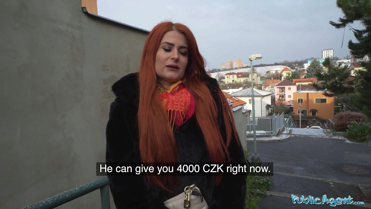 Hot Redhead with a Fantastic Bubble Butt Fucked by a Stranger