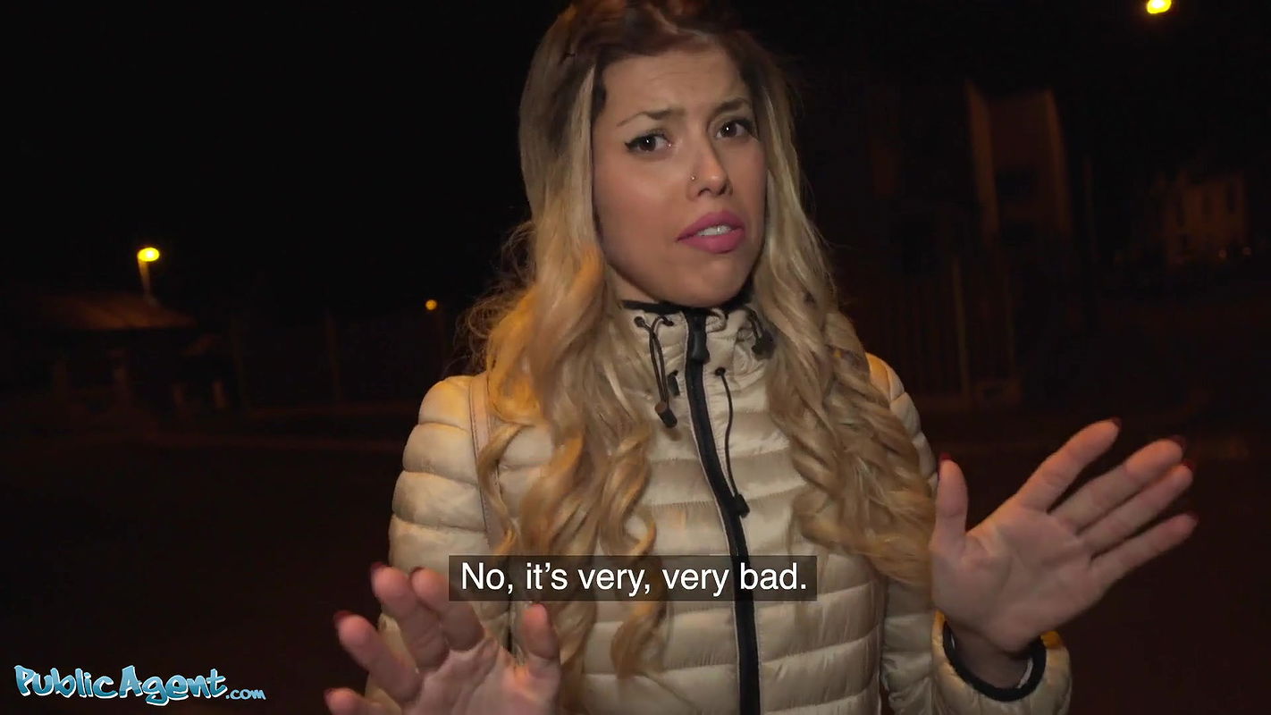 Lost Spanish Babe Macarena Lewis Fucked in Garage