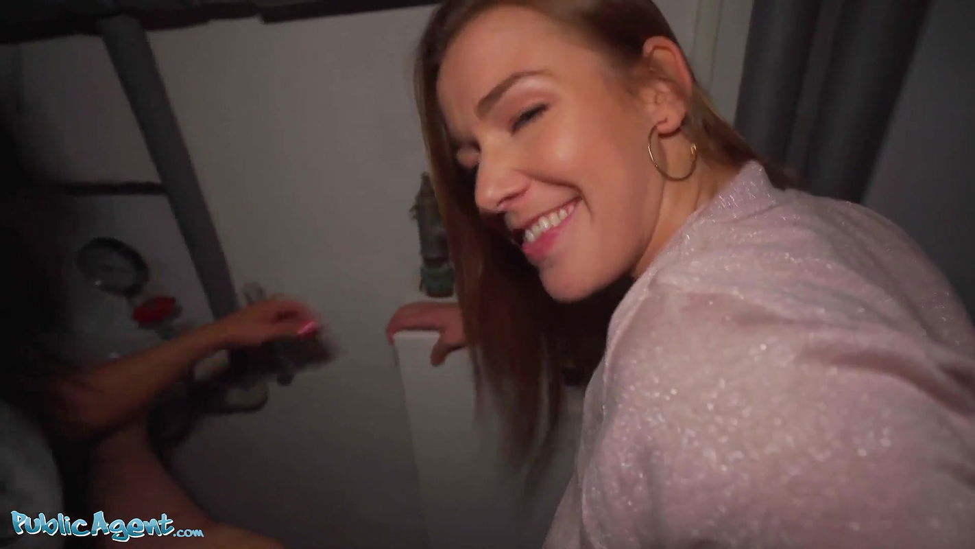 Lucky Agent in Basement Threesome With Alexis Crystal & Lexi Dona