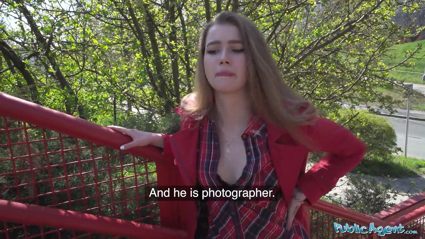 Nervous looking woman sucks and fucks cock through a gloryhole