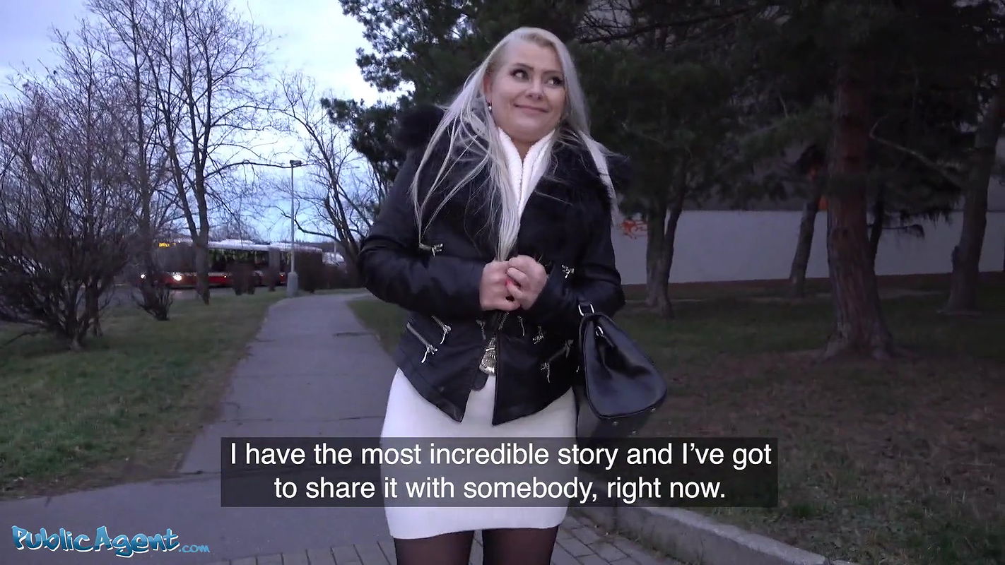 Outdoor Blowjob & Basement Fuck for Big Tits Blonde Alexa Bold