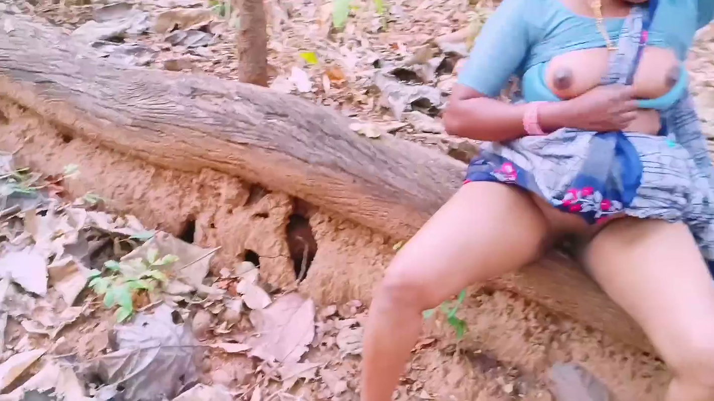 Indian Outdoor Sex. Desi Bhabi Secret Fucking Hubby in Forest. Telugu Dirty Talks
