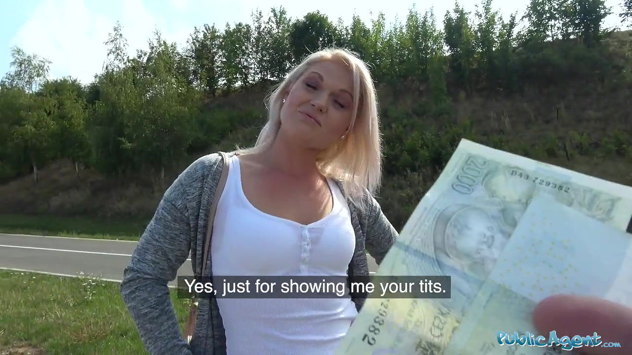 Sexy blondes public blowjob and hot car bonnet fuck