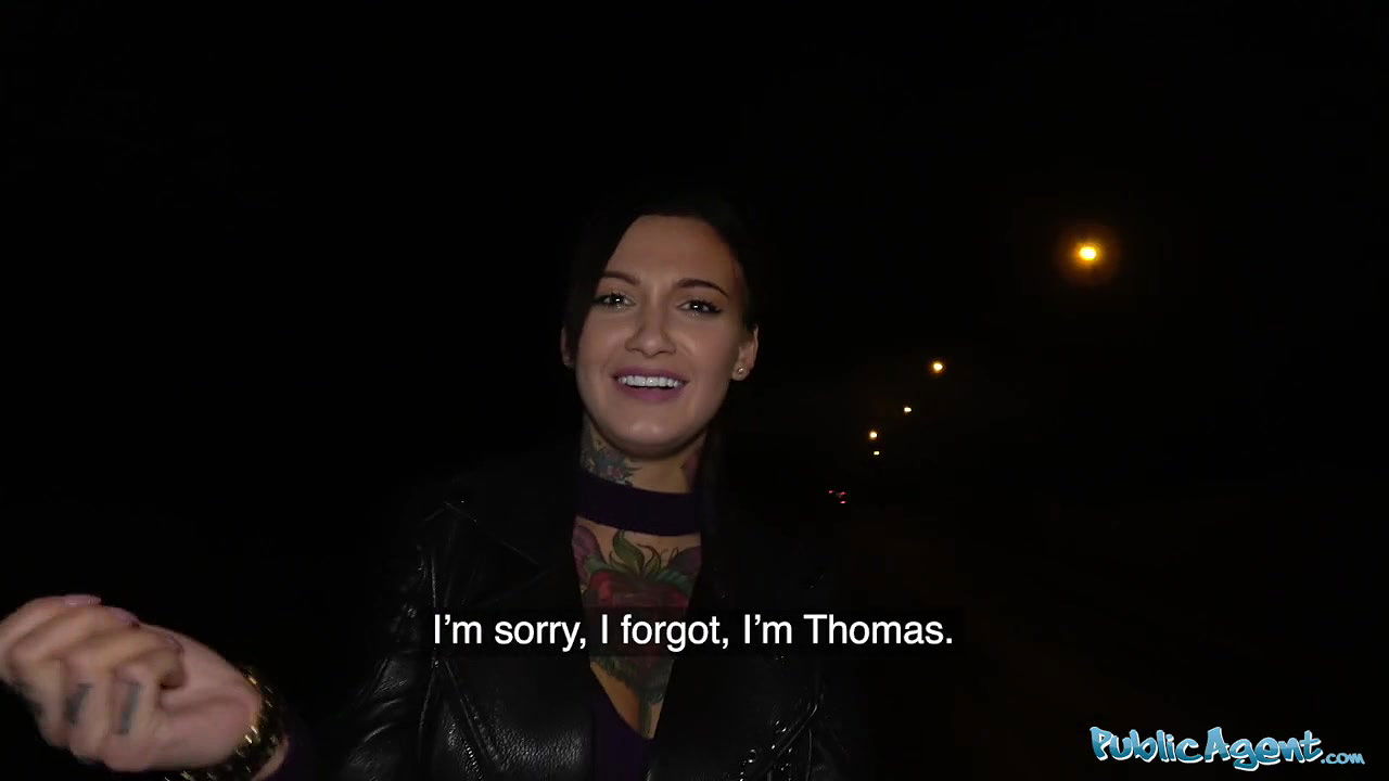 Sexy tattooed horny minx night time fuck and facial