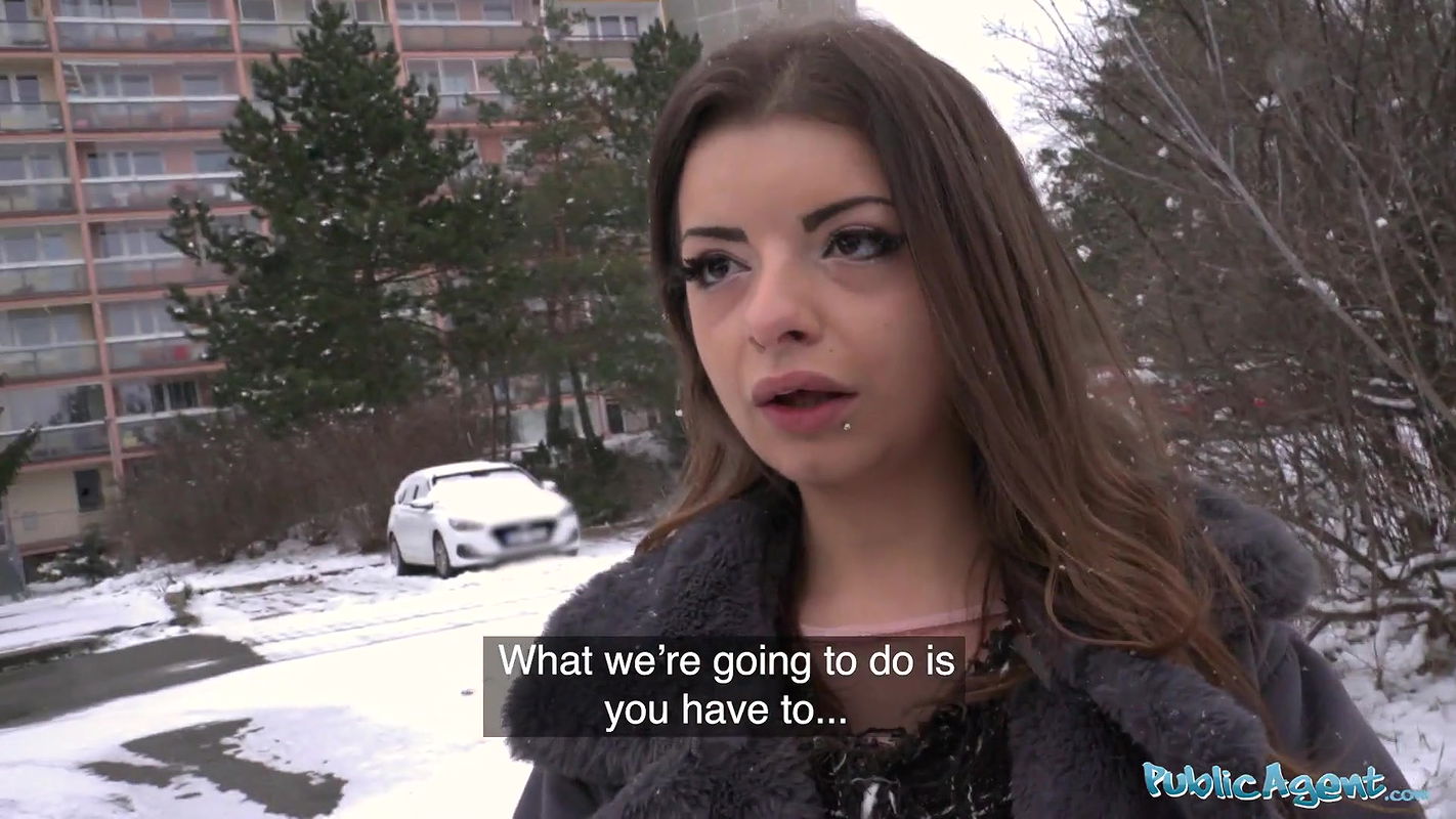 She gets to taste a cock in her mouth in public