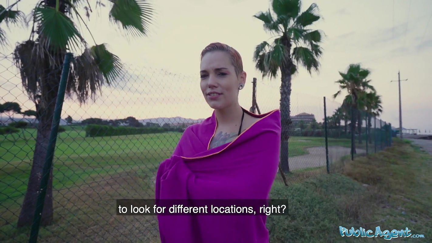 Siliva Ruby gets her tattooed body fucked in a public place