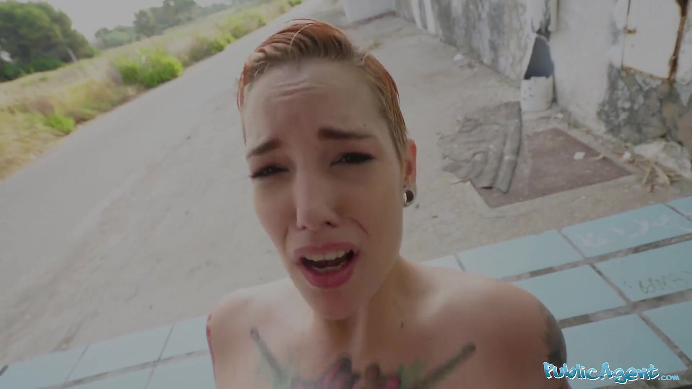 Siliva Ruby gets her tattooed body fucked in a public place