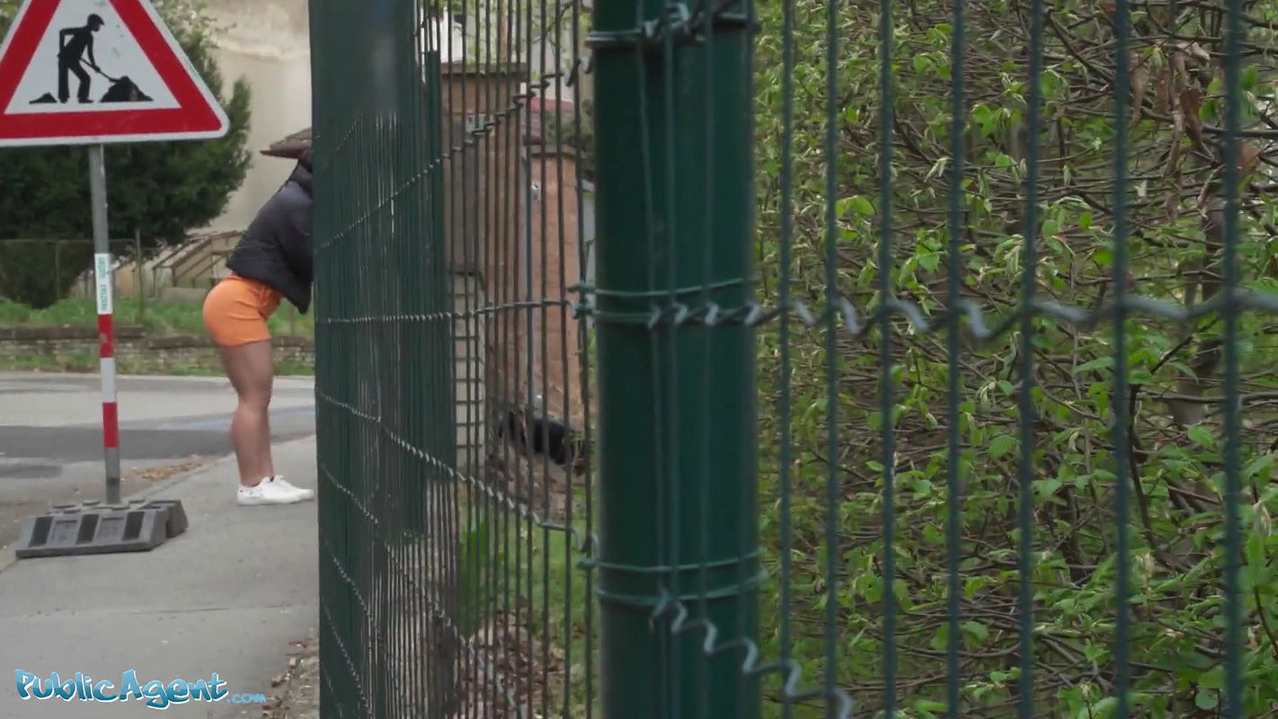 Spanish Babe in Tight Dress Fucked Outside