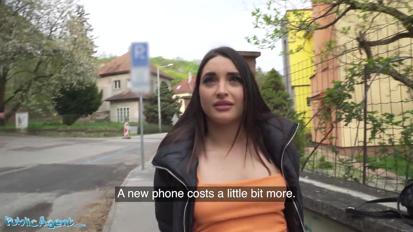 Spanish Babe in Tight Dress Fucked Outside