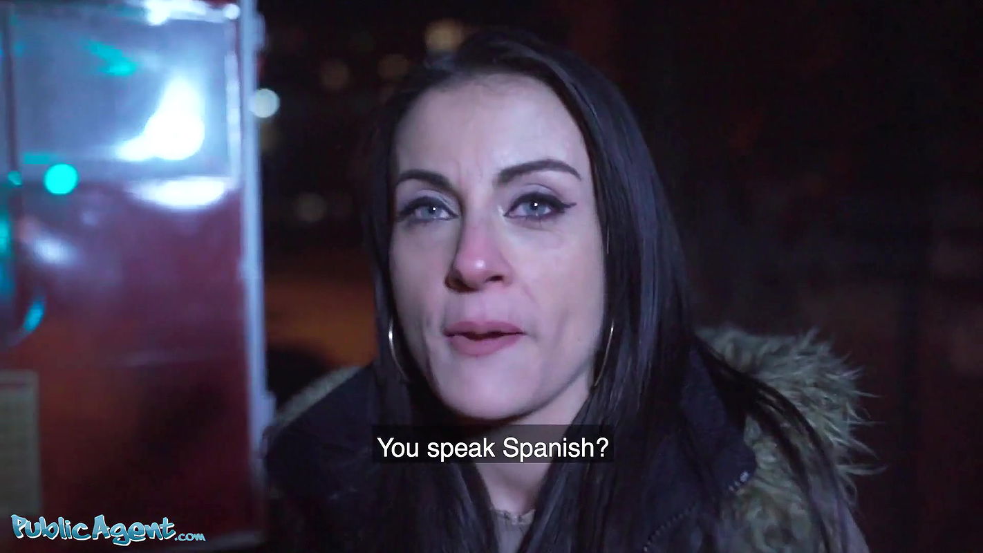 Spanish MILF Flashes Her BIg Tits for Cash in Public