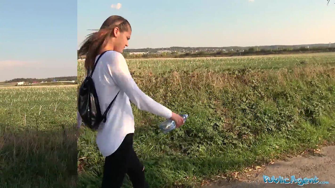 Tight pussy fucked for cash outside