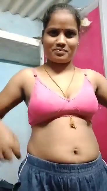 Tamil Wife Wearing Cloths