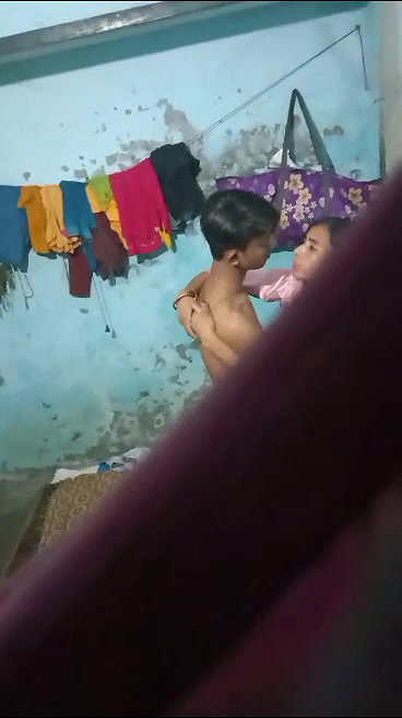 Village Devar bhabhi fucking in standing ,secretly recorded by neighbour