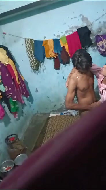 Village Devar bhabhi fucking in standing ,secretly recorded by neighbour
