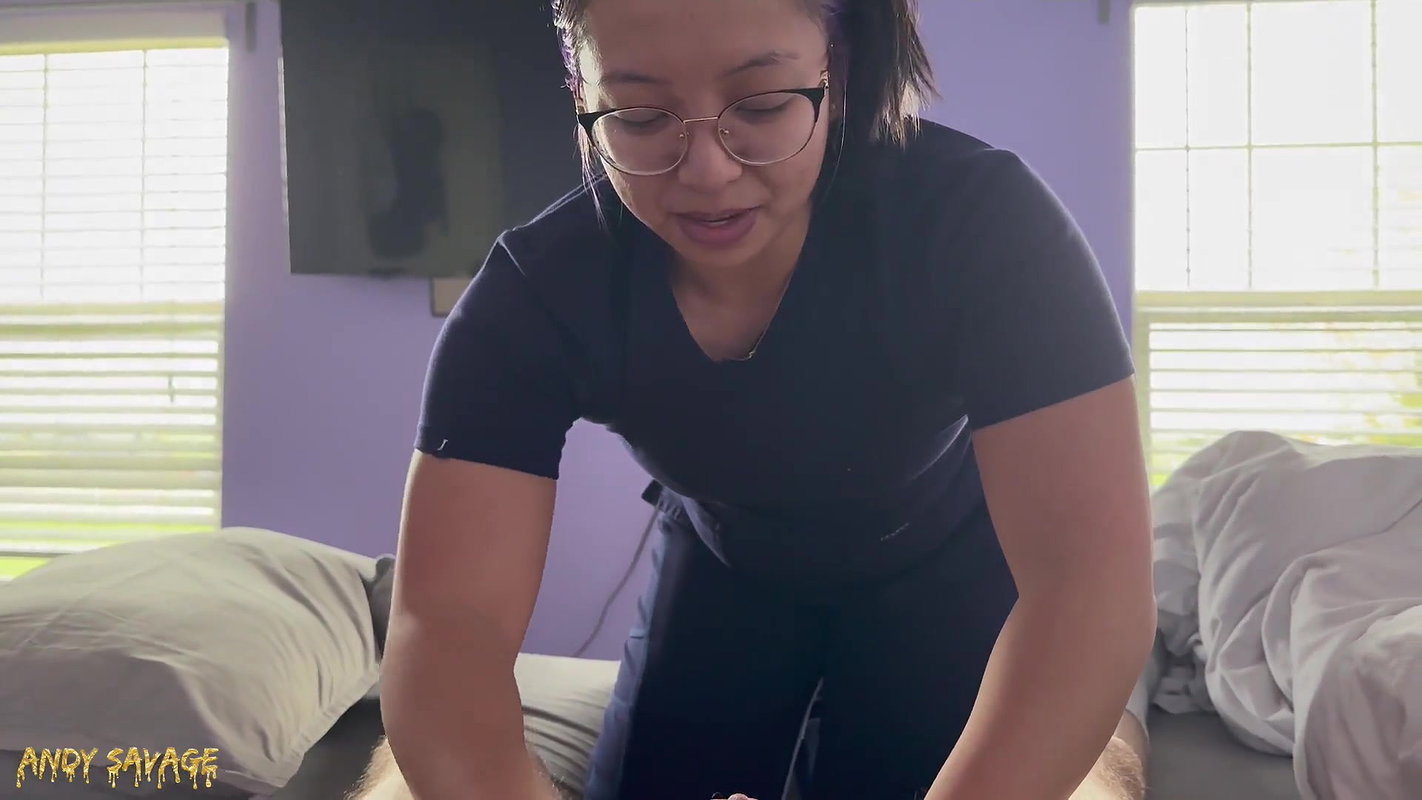 Nurse Jaya THROATFUCKS Andy Savage Until He CUMS All Over Her Face