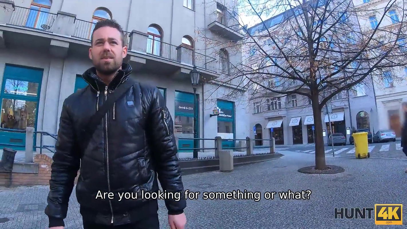 Busty woman with blonde hair is drilled not by her wimp date