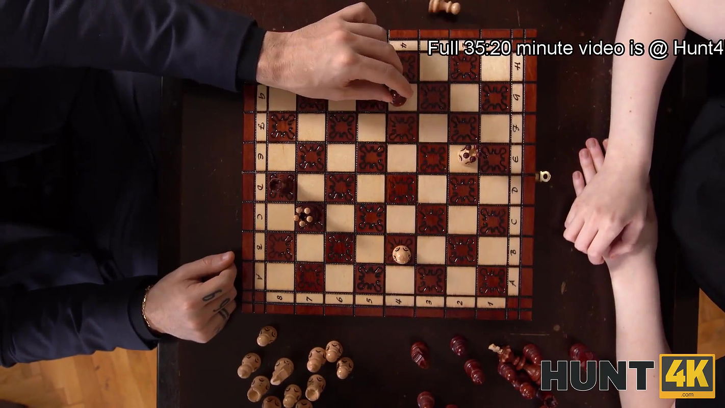 Fragile redhead purposely lost to have pussy scored before BF