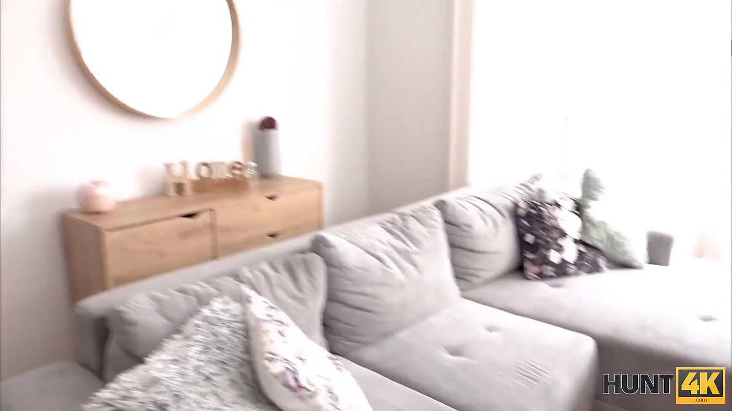 Girl is caught naked so she has sex with her boyfriends guest