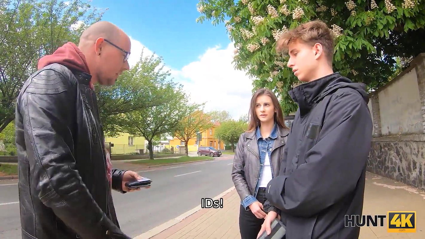 x Girl sucks and gets it on in a vaginal way with boy who pays