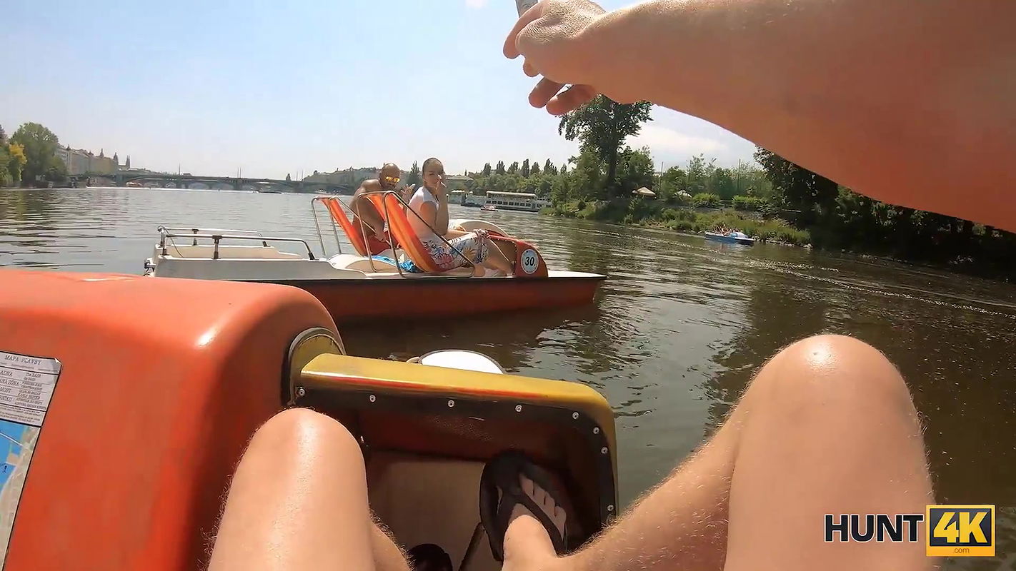 Watching GF having sex is as exciting as scoring her pussy