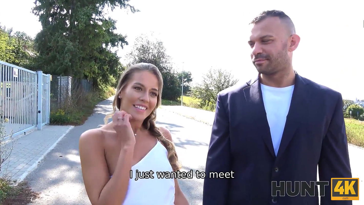 Winsome girl watches husband wanking to her getting banged