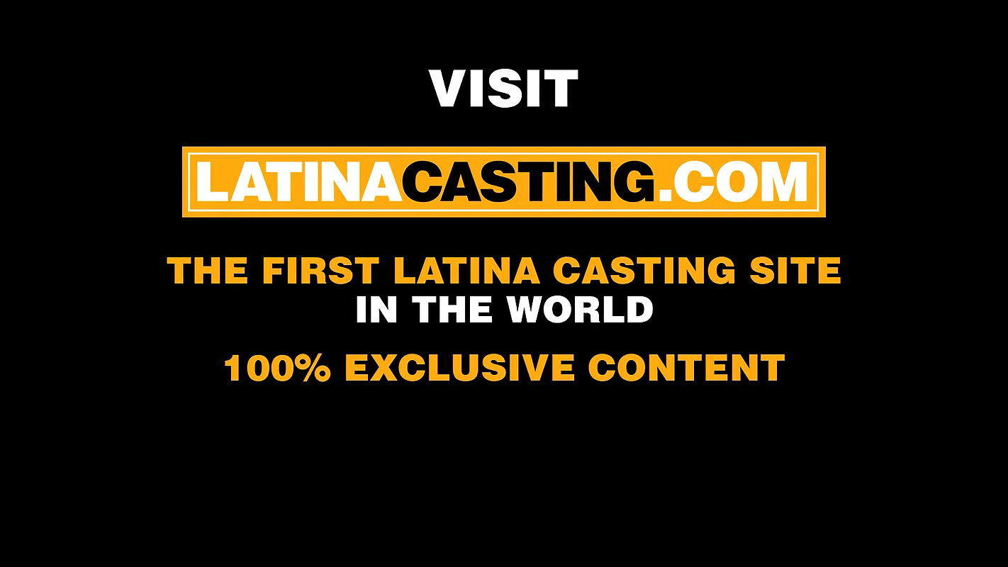 Hot brunette latina model fucked in couch