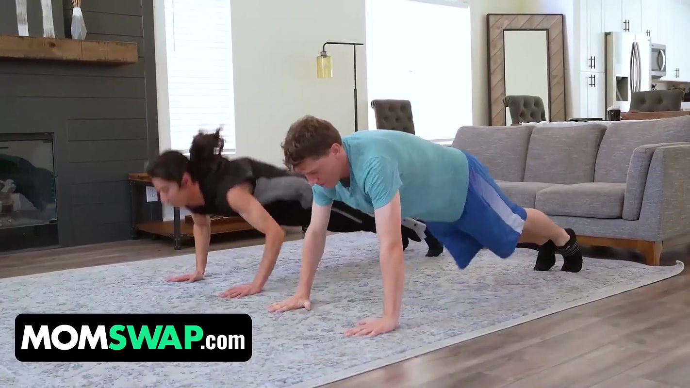 MomSwap – Big Titted Redhead Milf And Flexible Cougar Swap and Fuck Their Stepsons After Workout