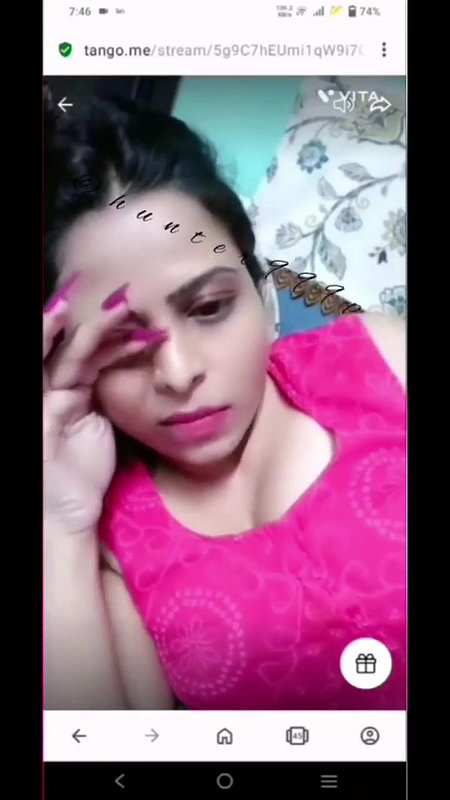 Swati showing her boobs and rubbing pussy on tango live 121 with face