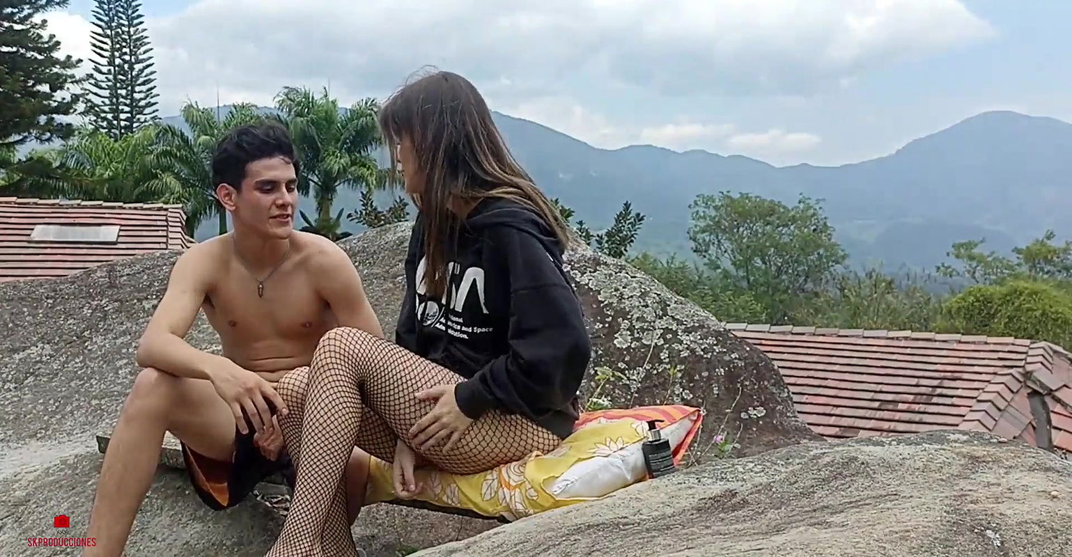 I fuck my horny stepsister secretly from our parents on a family trip.