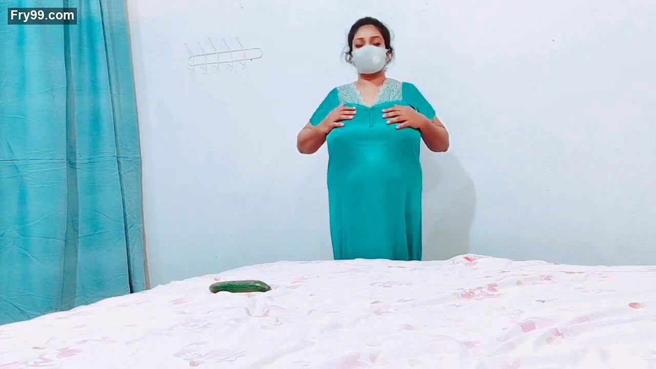 Chubby Paki Girl Showing and Mastrubating with Cucumber 2 Clips Marged