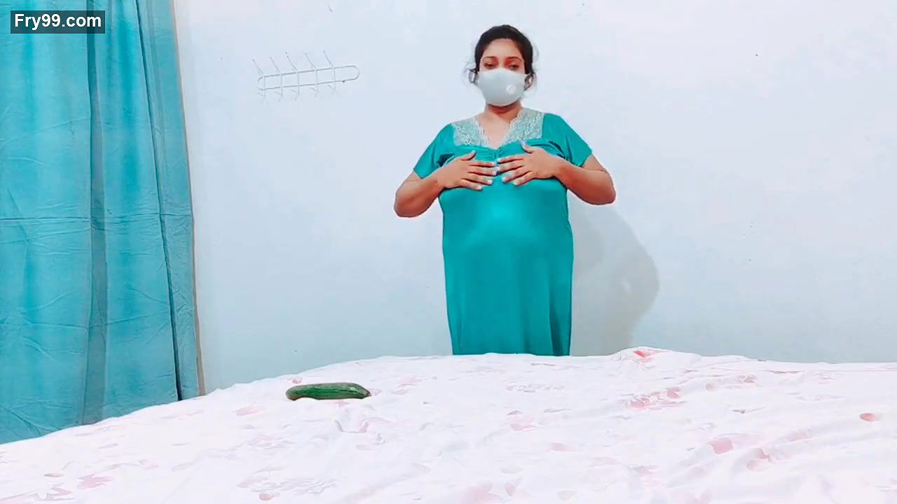 Chubby Paki Girl Showing and Mastrubating with Cucumber 2 Clips Marged