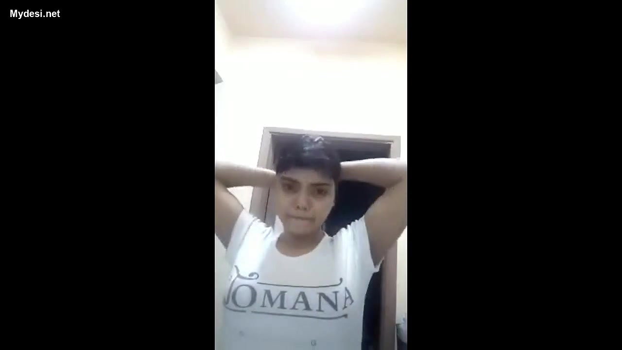 indian girl in bathroom