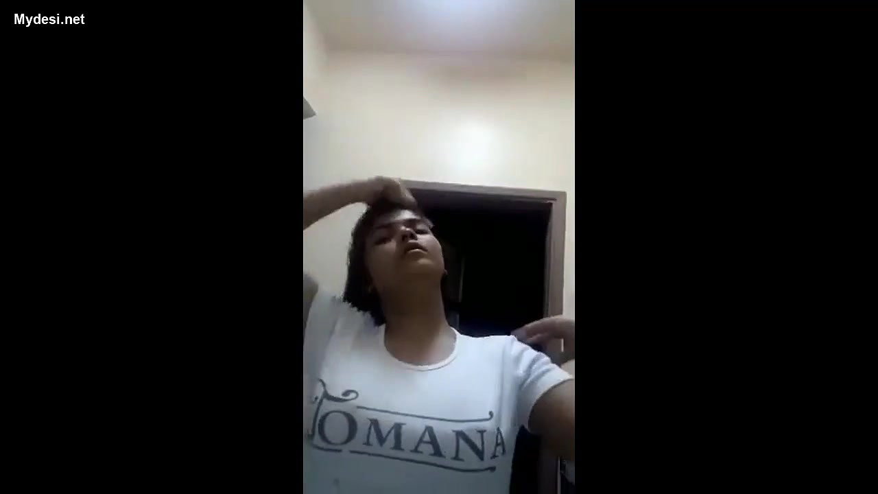 indian girl in bathroom