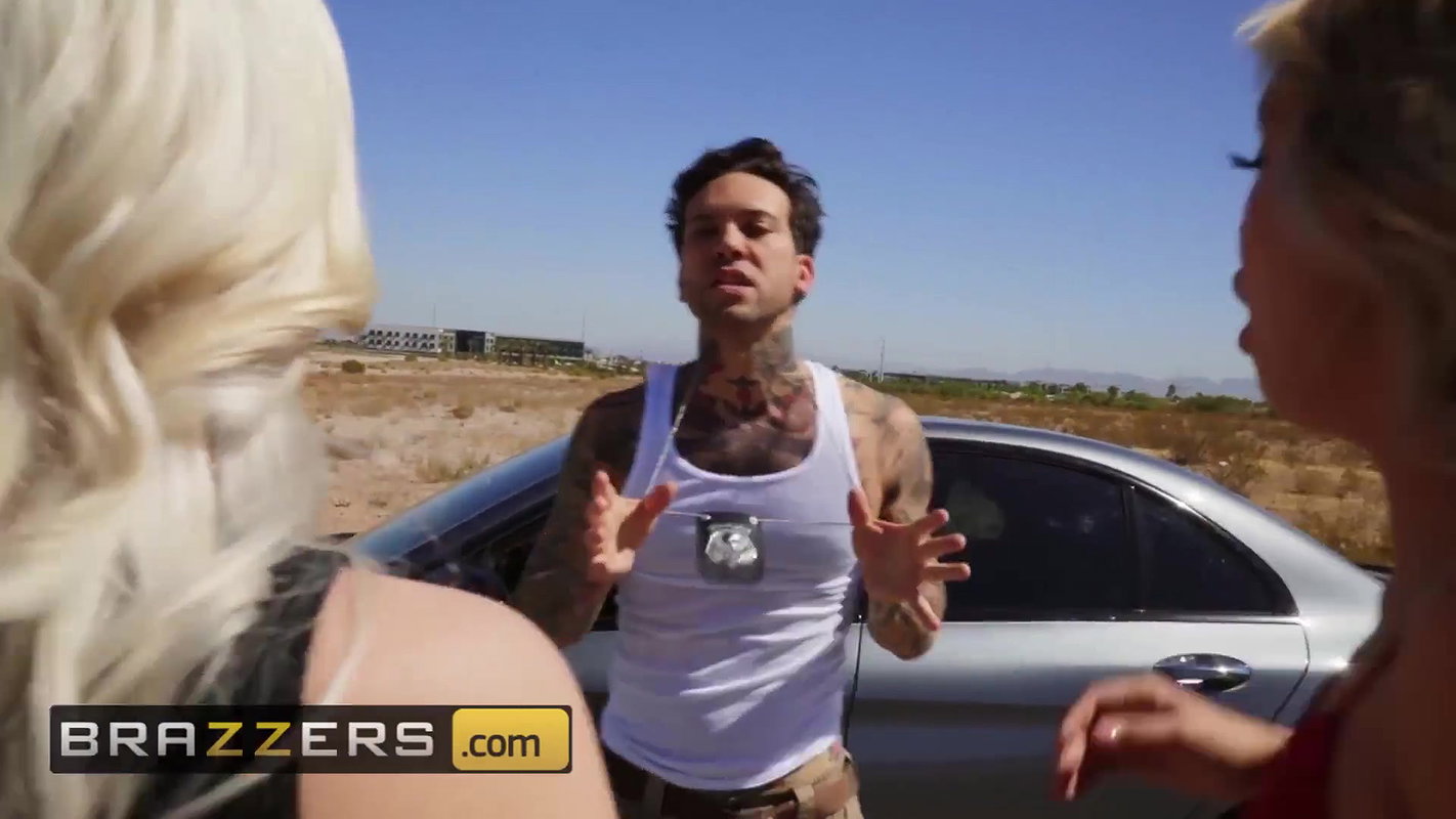 Brazzers – Blonde slut Alina Lopez fucks inked cop to get off