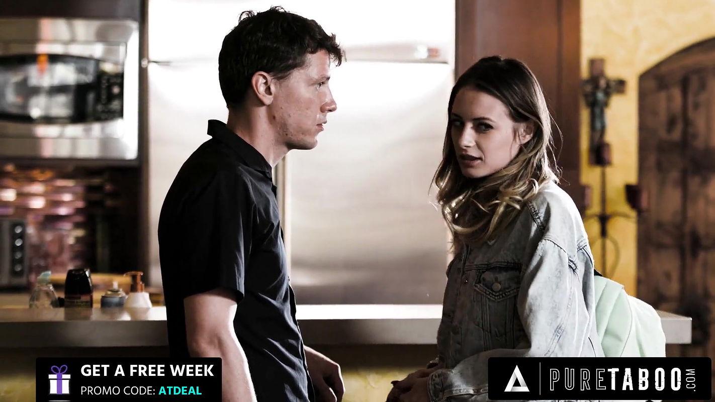 PURE TABOO 18-Year-Old Kyler Quinn Gets Covered In Cum During 3-Way Initiation Into Sex Cult