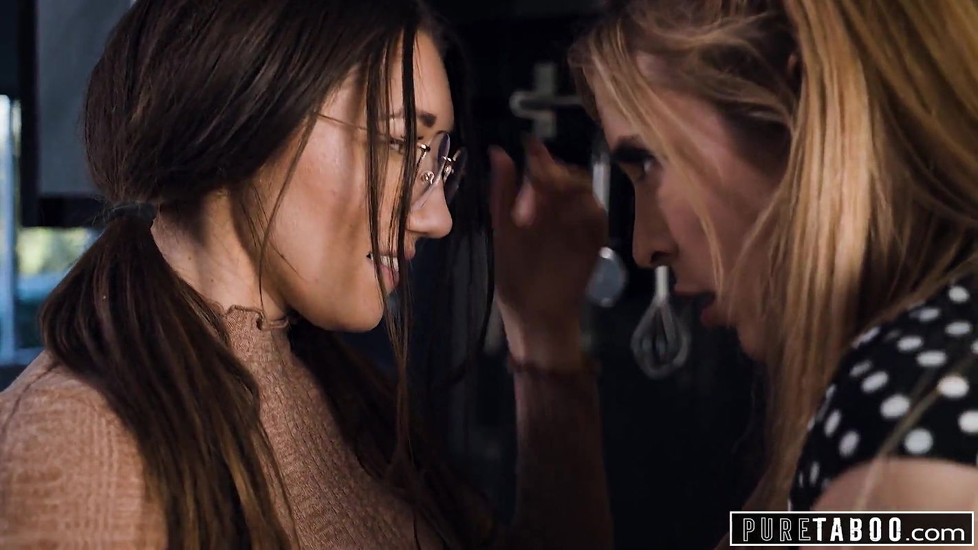 PURE TABOO Aiden Ashley Fiercely Fingers Her Roommate To Get Back At Her Girlfriend