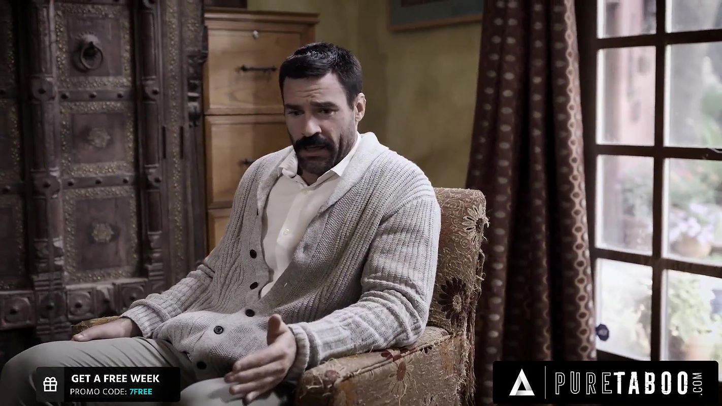 PURE TABOO Angela White Convinces Widower To Fuck His Curvy Teen Stepdaughter With Her Help