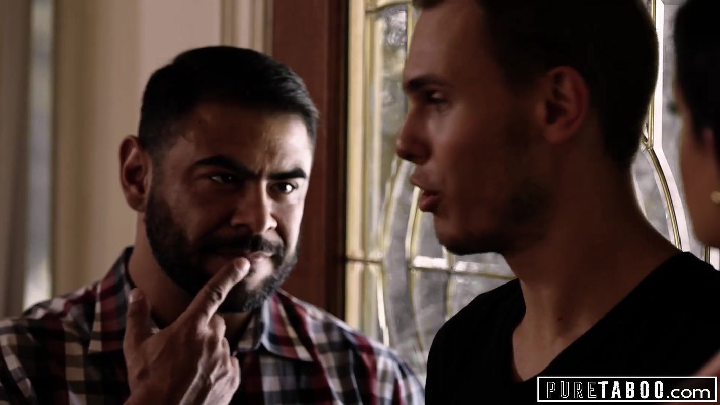 PURE TABOO Bisexual Couple Seduce New Comer Into Trying First Cock In Threesome With Bareback Anal